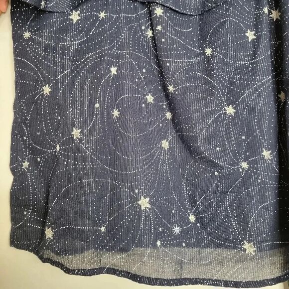 Anthro Floreat Starlit Off Shoulder Star Top - Picture 10 of 13